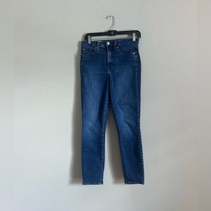 GAP True Skinny Sky High high-rise‎ denim jeans size 28 6R